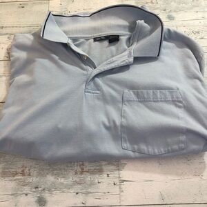 Cherokee Blue Polo Shirt Classic Style